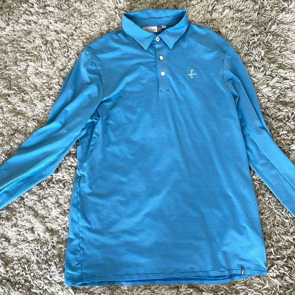 Kjus men’s Long Sleeve Golf Shirt Large (52)